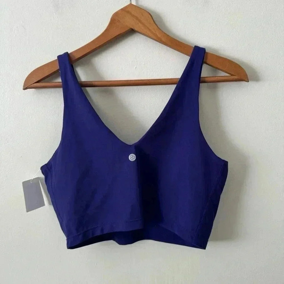 NWT ZELLA SPORTS BRA/TANK  M ultraviolet - Picture 4 of 5